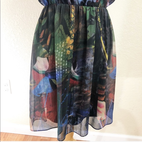 ALICE + OLIVIA Love Scoop Abstract Dress - Picture 5 of 8